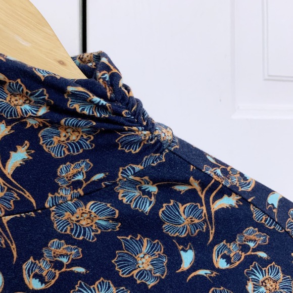 Sundance Winding Florals Turtleneck Top - Picture 6 of 8